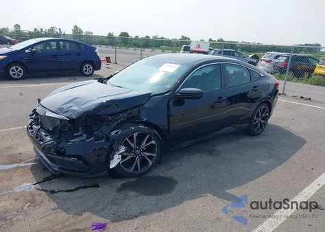 2021 Honda Civic Sport z USA, uszkodzony, nr VIN 19XFC2F87ME000522